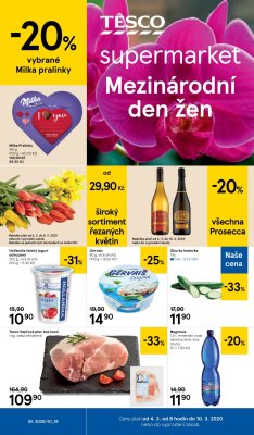 akční leták Tesco 4.3.2020-10.3.2020