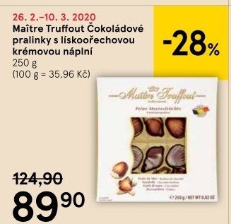 Bonboniéra Mořské plody Maitre Truffout
