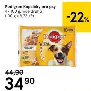 Kapsičky pro psy Pedigree