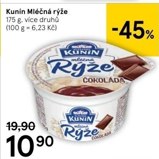 Mléčná rýže Kunín