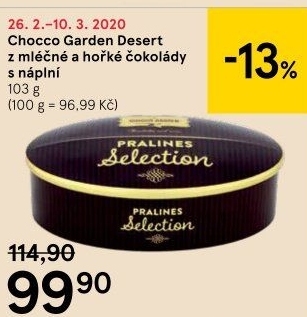 Pralinky Selection Chocco Garden