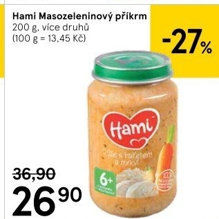 Příkrm masozeleninový Hami