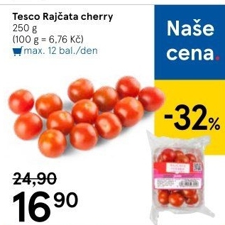 Rajčata cherry Tesco