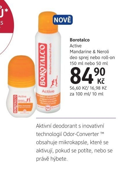 Deodorant sprej Borotalco
