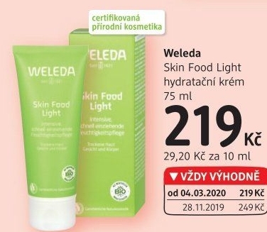 Krém výživný Skin Food Light Weleda
