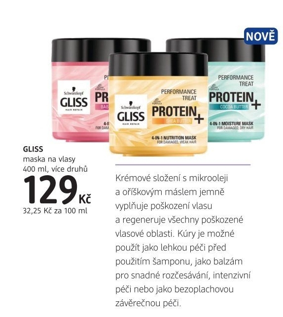 Maska na vlasy Gliss Kur Schwarzkopf