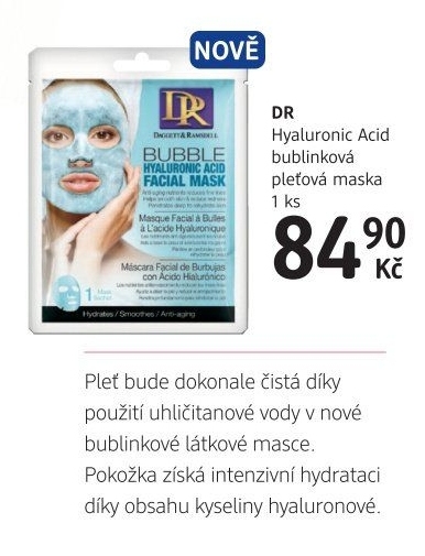 Maska pleťová textilní Daggett&amp