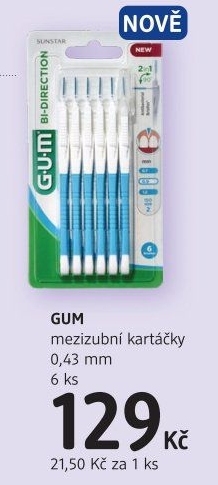 Mezizubní kartáčky Bi-Direction G.U.M Sunstar