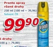 Čistič proti prachu ve spreji Pronto