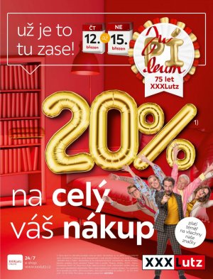 akční leták XXXLutz 9.3.2020-22.3.2020