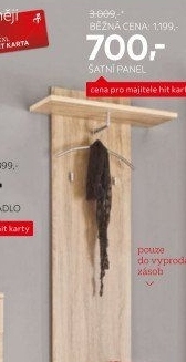 Věšákový panel Cantus