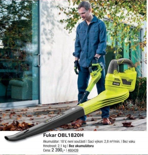 Aku fukar Ryobi OBL1820H