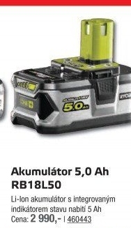 Akumulátor Li-lon RB18L505 Ryobi