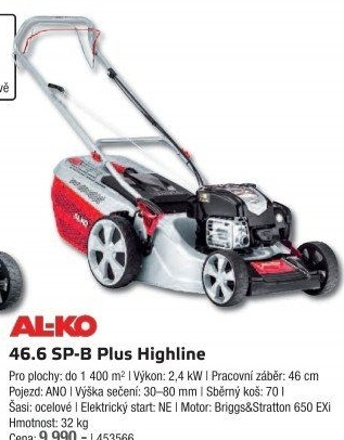 Benzínová rotační sekačka 46.6 SP-B Plus Highline AL-KO