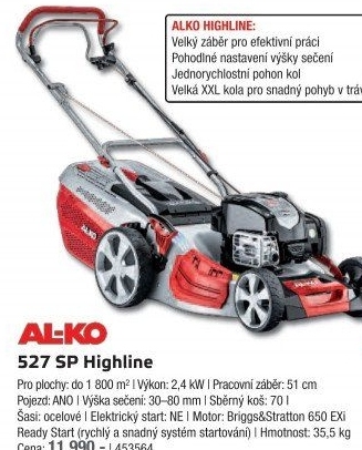 Benzínová sekačka AL-KO Highline 527 SP