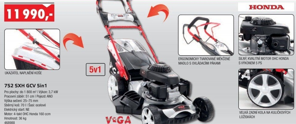 Benzínová sekačka VeGA 752SXHGCV