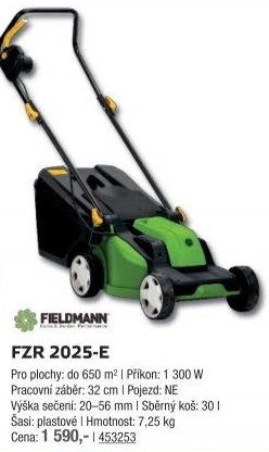 Elektrická sekačka Fieldmann FZR 2025 E