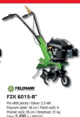 Kultivátor benzinový Fieldmann FZK6015B