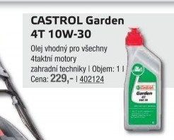 Motorový olej 4T Garden 10W - 30 Castrol