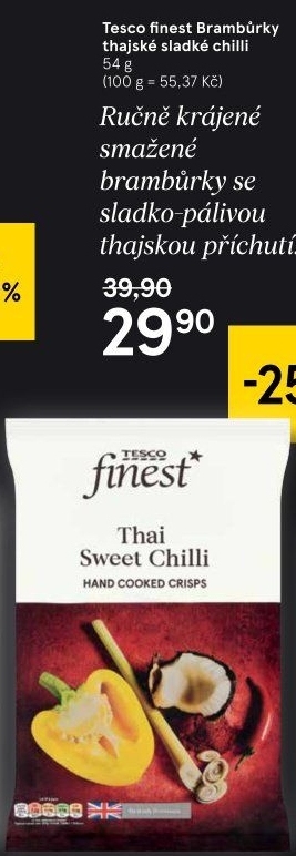 Chipsy Tesco Finest