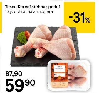 Kuřecí stehna Tesco
