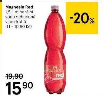 Minerální voda Magnesia Red