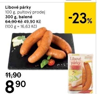Párky libové