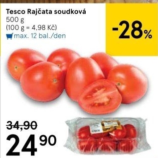 Rajčata soudková Tesco