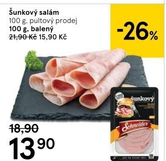 Salám šunkový Schneider