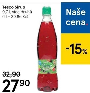 Sirup Tesco