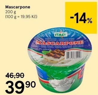 Sýr Mascarpone Italy
