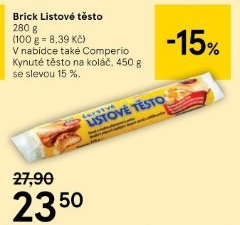 Těsto listové Brick