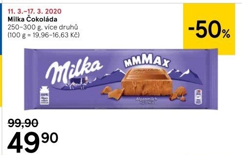 Čokoláda Milka