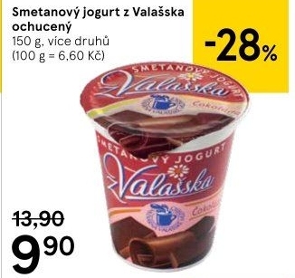 Jogurt smetanový ochucený z Valašska Mlékárna Valašské Meziříčí