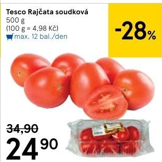 Rajčata soudková Tesco