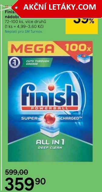 Tablety do myčky Finish