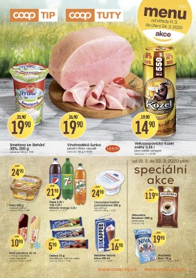 akční leták COOP 11.3.2020-24.3.2020