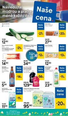 akční leták Tesco 18.3.2020-24.3.2020
