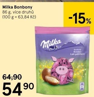 Čokoládová vajíčka mini Milka