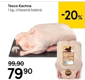 Kachna Tesco