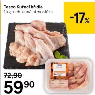 Kuřecí křídla Tesco