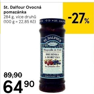 Ovocná pomazánka St. Dalfour