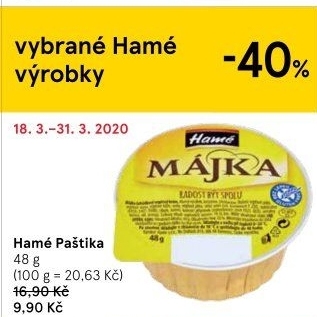 Paštiky Hamé