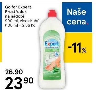 Prostředek na nádobí Go For Expert