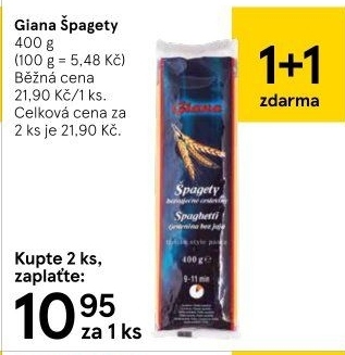 Těstoviny Giana