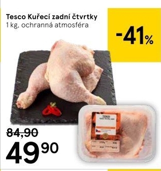 Kuřecí čtvrtky Tesco