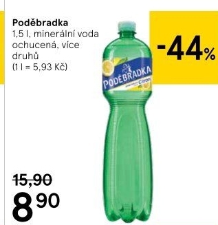Ochucená voda Poděbradka