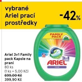 Prací kapsle 3v1 Ariel