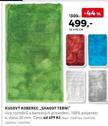 Kusový koberec Shaggy Terni