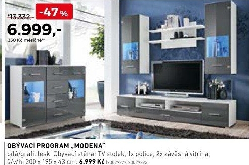 Obývací program Modena
